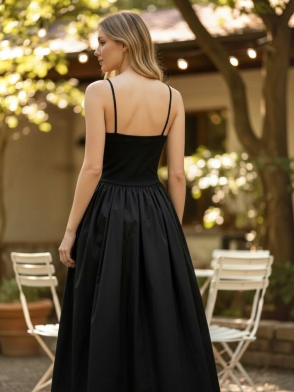 REVOLVE x Susana Monaco Black Tank Maxi Dress Sleeveless Bodycon Vacation Style - Picture 4 of 8